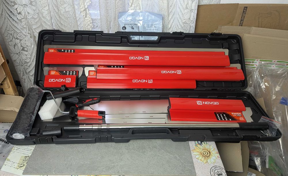 Шпателя для механічного нанесення NOVQO FINISH PRO лезо 0,3 + 0,5мм