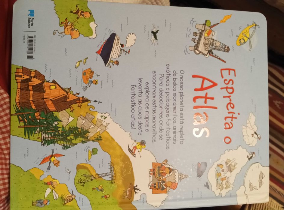 Livro infantil espreita o atlas Da porto editora