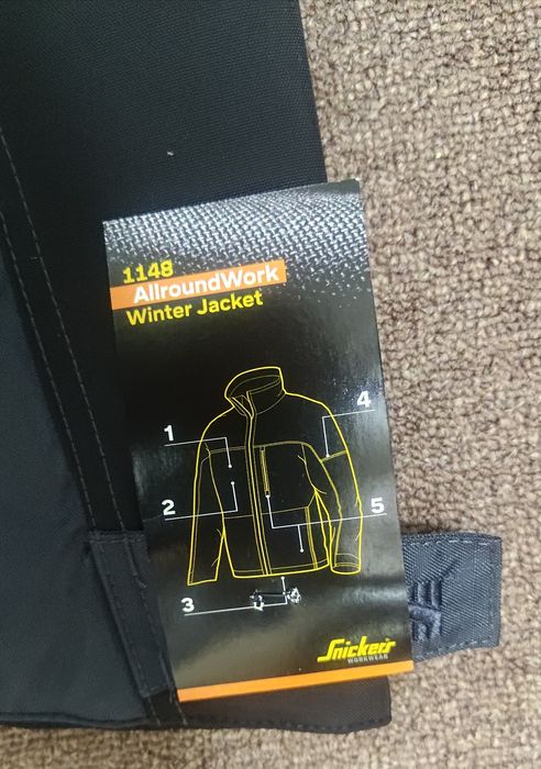 1148 Snickers L zimowa kurtka robocza ripstop