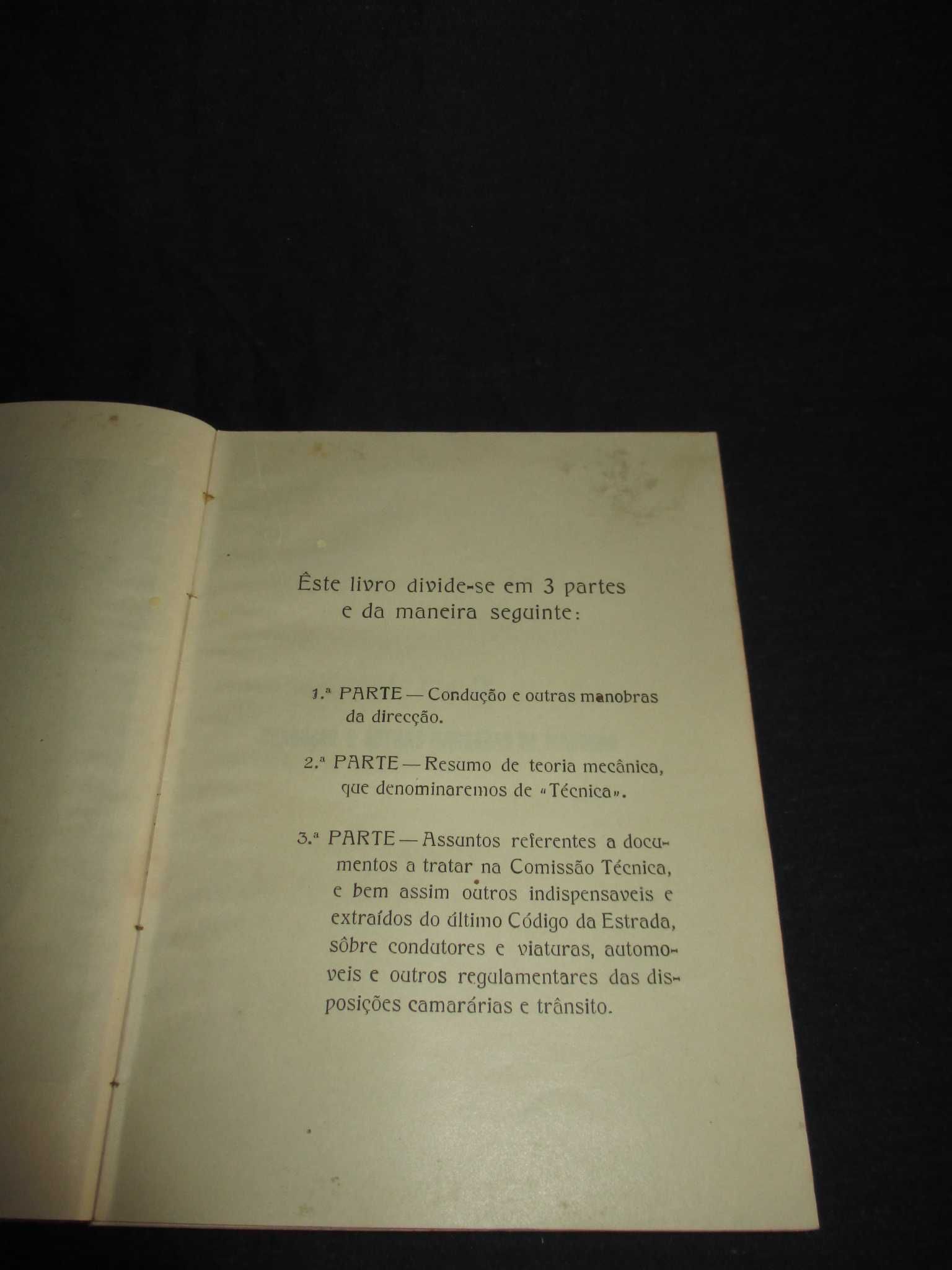 Livro Técnica Automobilista Eugénio Migueis Gonçalves Anos 30