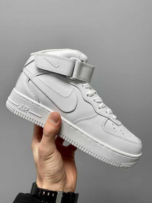АКЦІЯ! Жіночі зимові кросівки на хутрі Nike Air Force 1 High (36 р.)