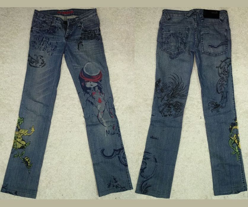 Оригинальные Climber джинсы принт узор