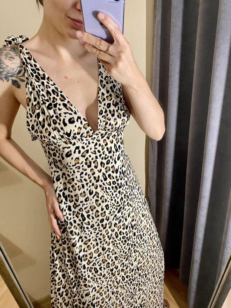 Сукня asos леопардовий принт тренд 2024