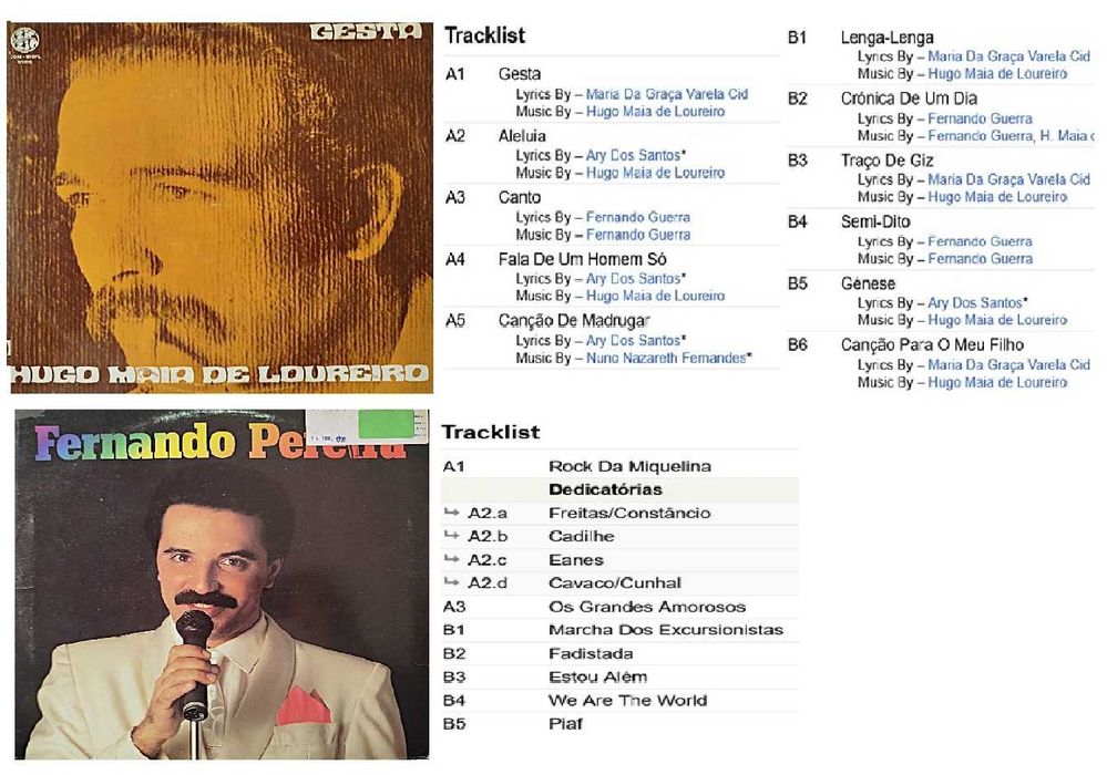 Discos LP Vinil–Música Portuguesa–Fado, Folk-Intervenção-Rock e Poesia