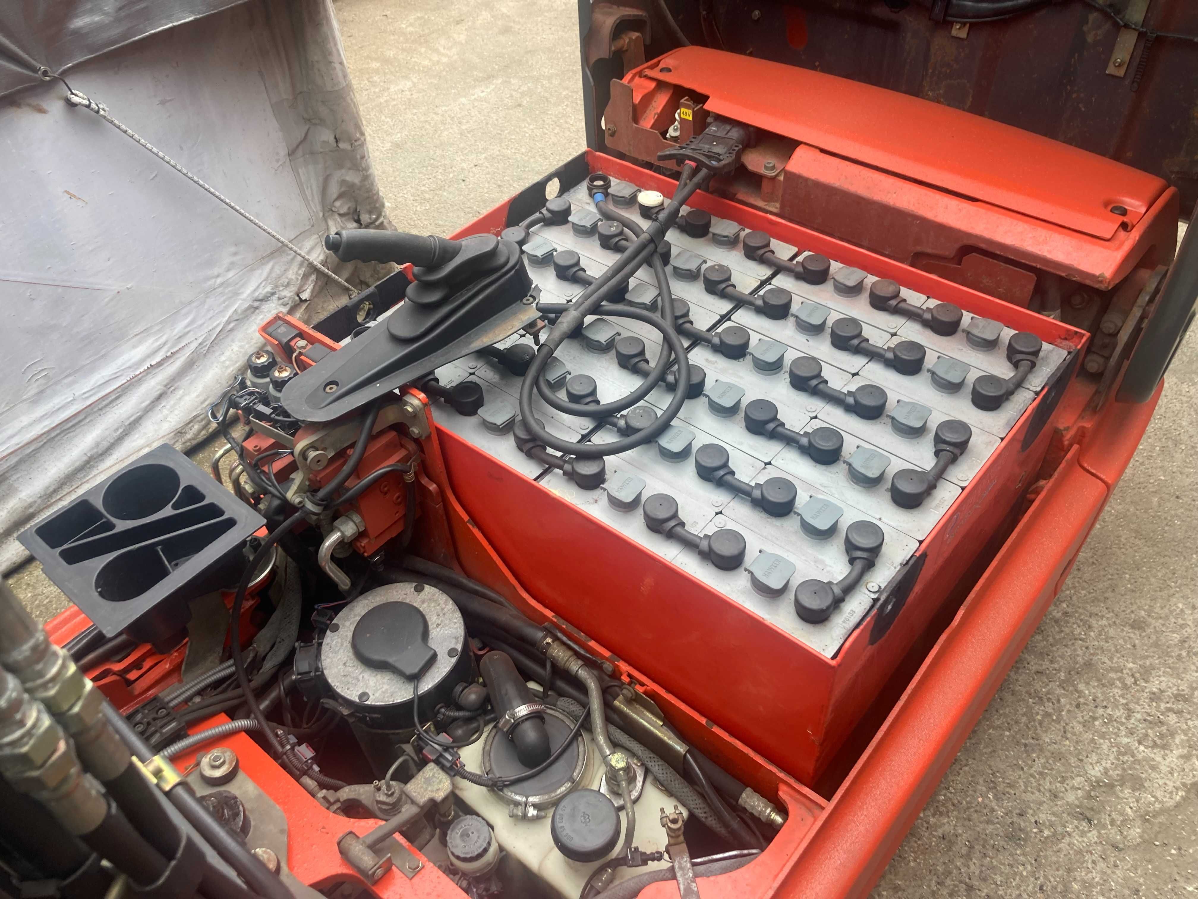 Linde E16C-335, 4 hydrauliki przesuw wózek E14 E20