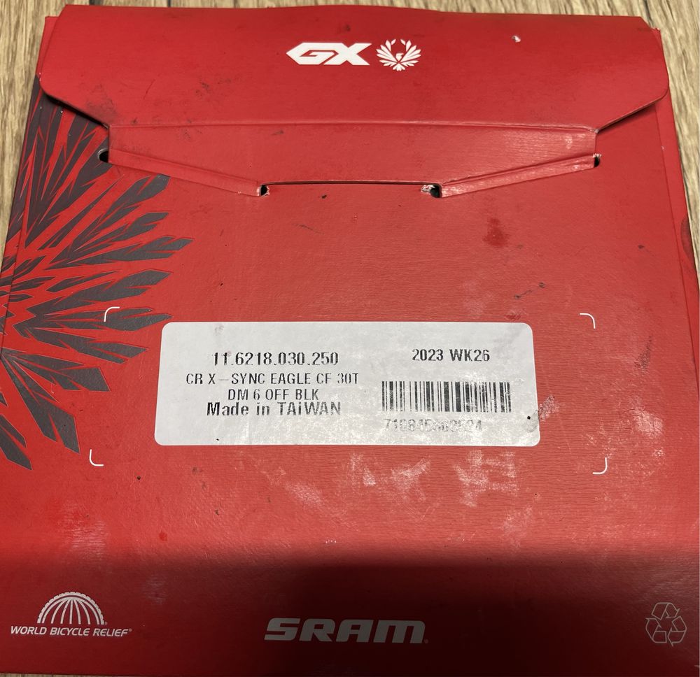 Zębatka Sram xsync 30t 6mm offset