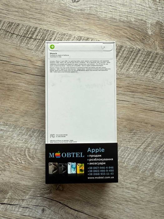 iphone 14 128 GB new midnight never lock новий айфон