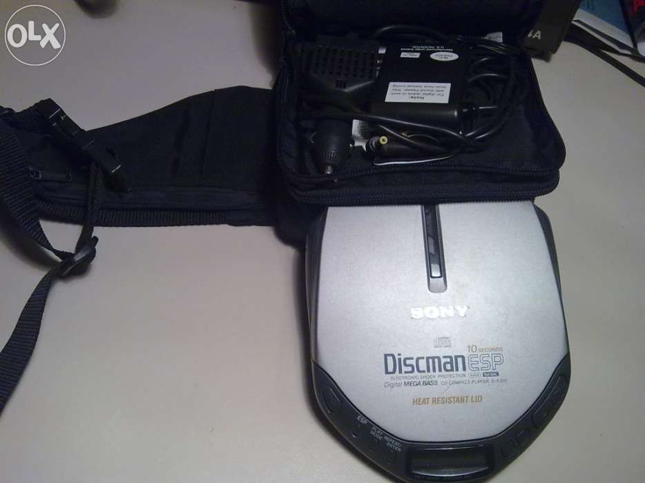 Vendo leitor cds portátil sony discman d-e301