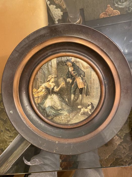 2 pratos antigos ingleses decoracao