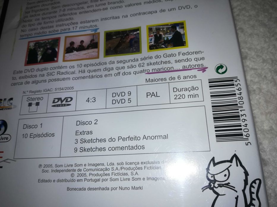 gato fedorento (2ª série 10 episódios em 2 DVDs) sic radical