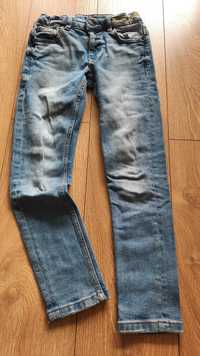 spodnie chłopiece jeans 140