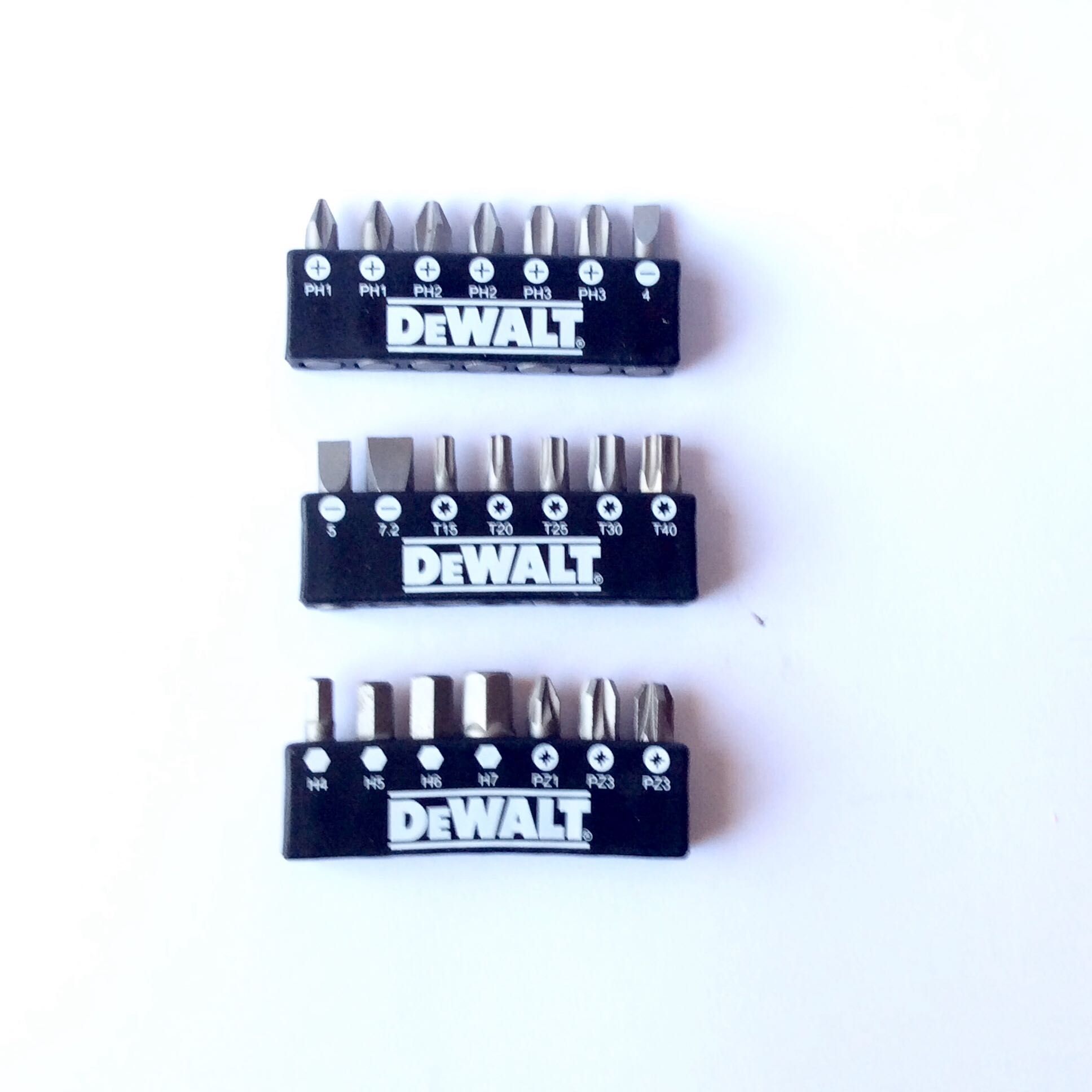 Dewalt pontas bits Novos