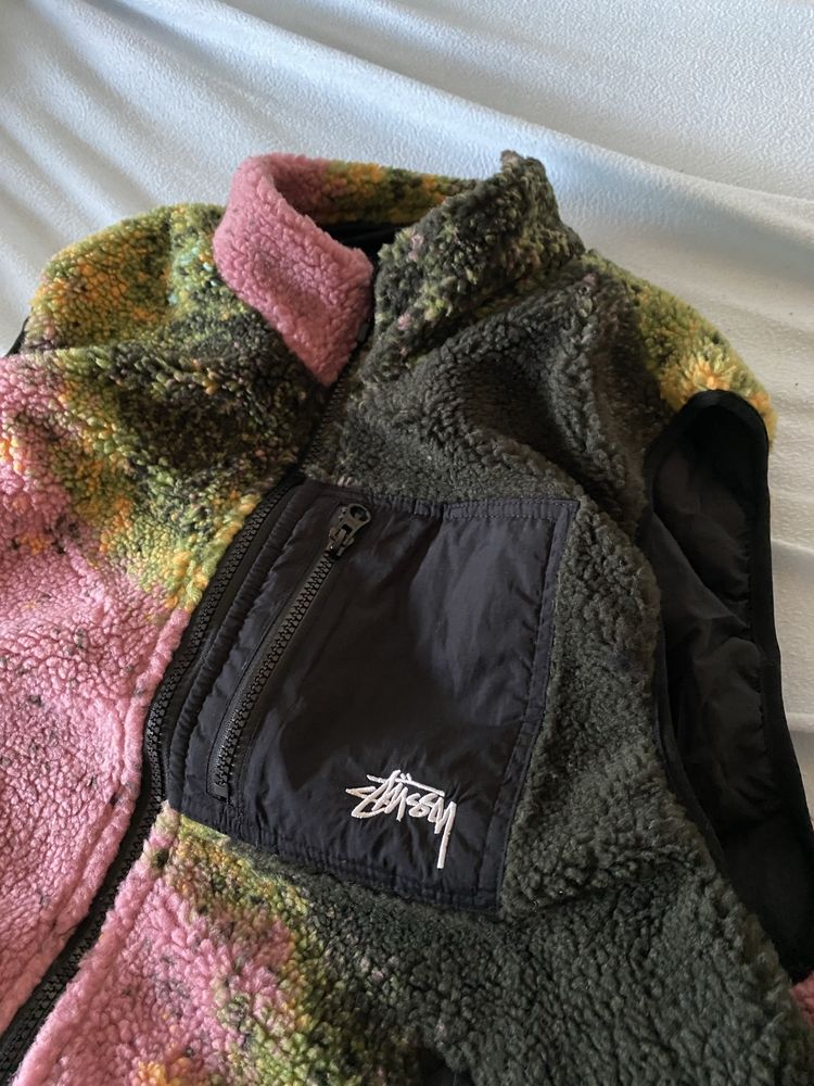 Stüssy Jacquard Dye Men's Sherpa Vest