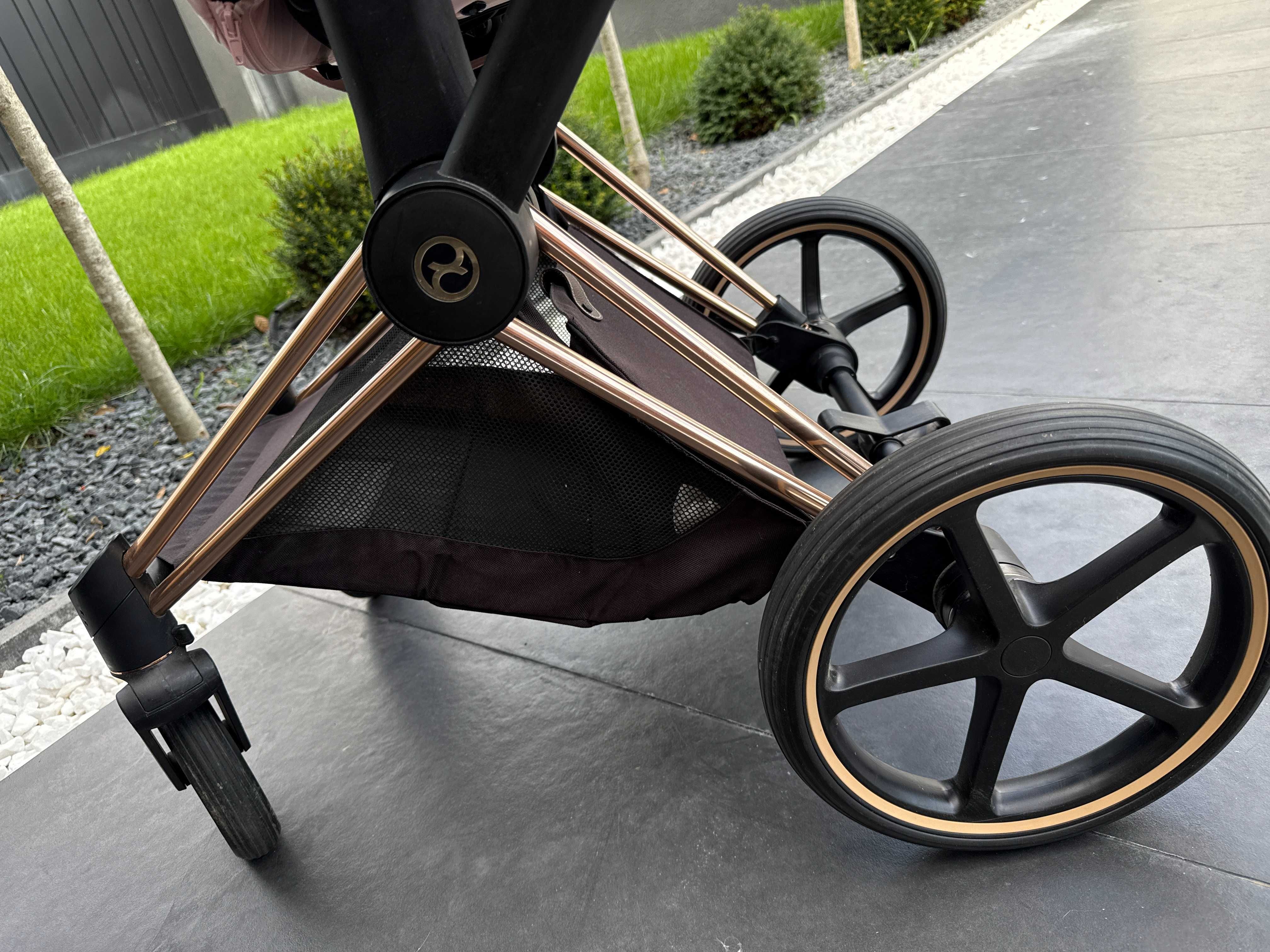 Універсальна коляска Cybex 2 в 1 Priam Lux Simply Flowers Pink