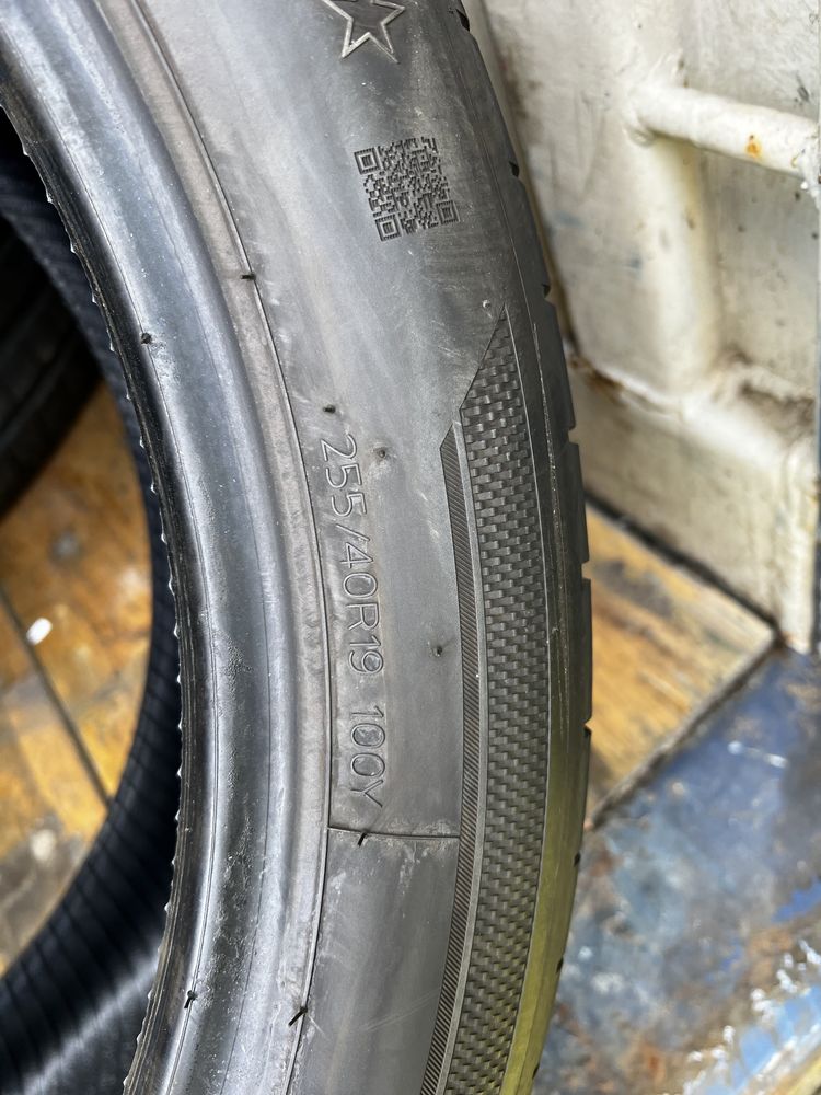 Dwie opony hankook ventus s1 evo3 255/40/19 100Y 2022r.