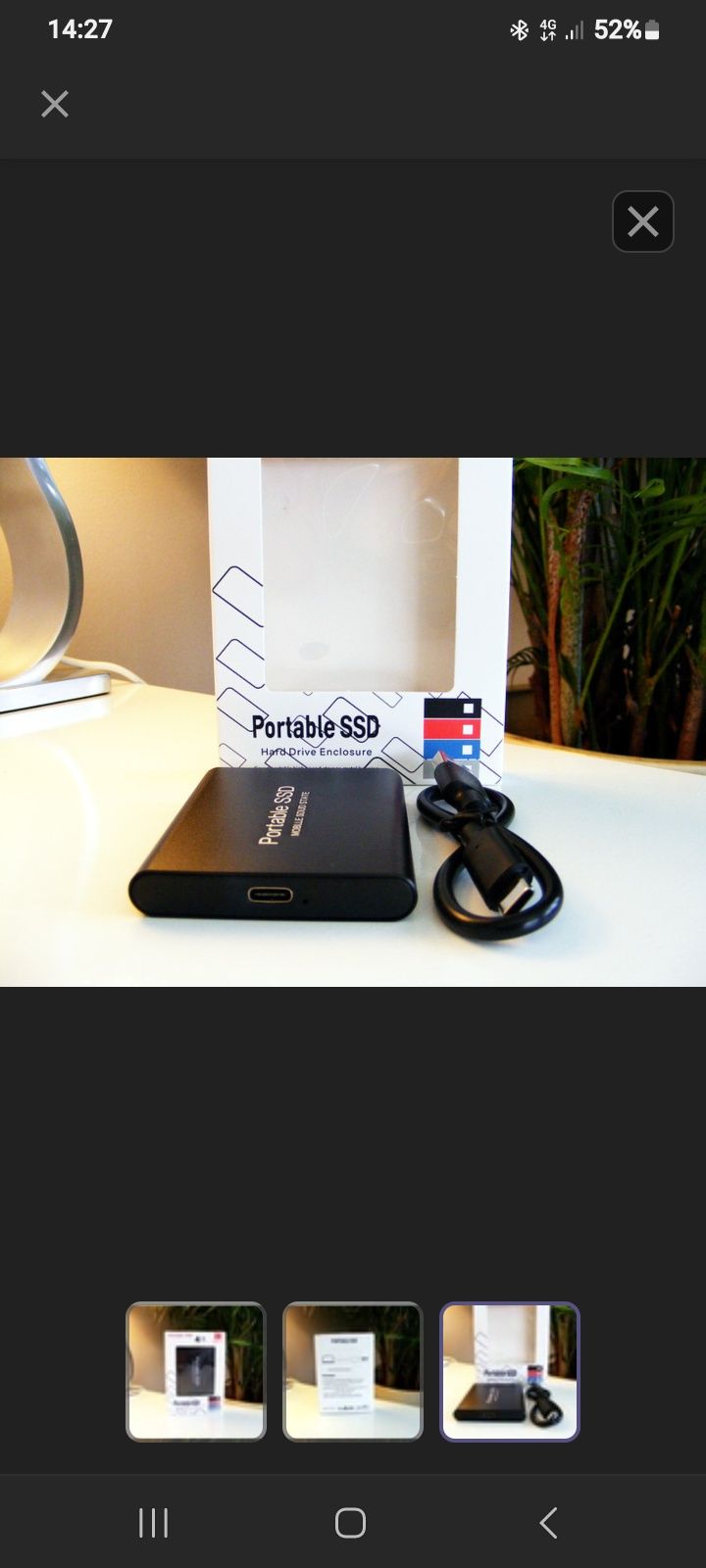 Dysk zewnętrzny SSD-4TB USB-C