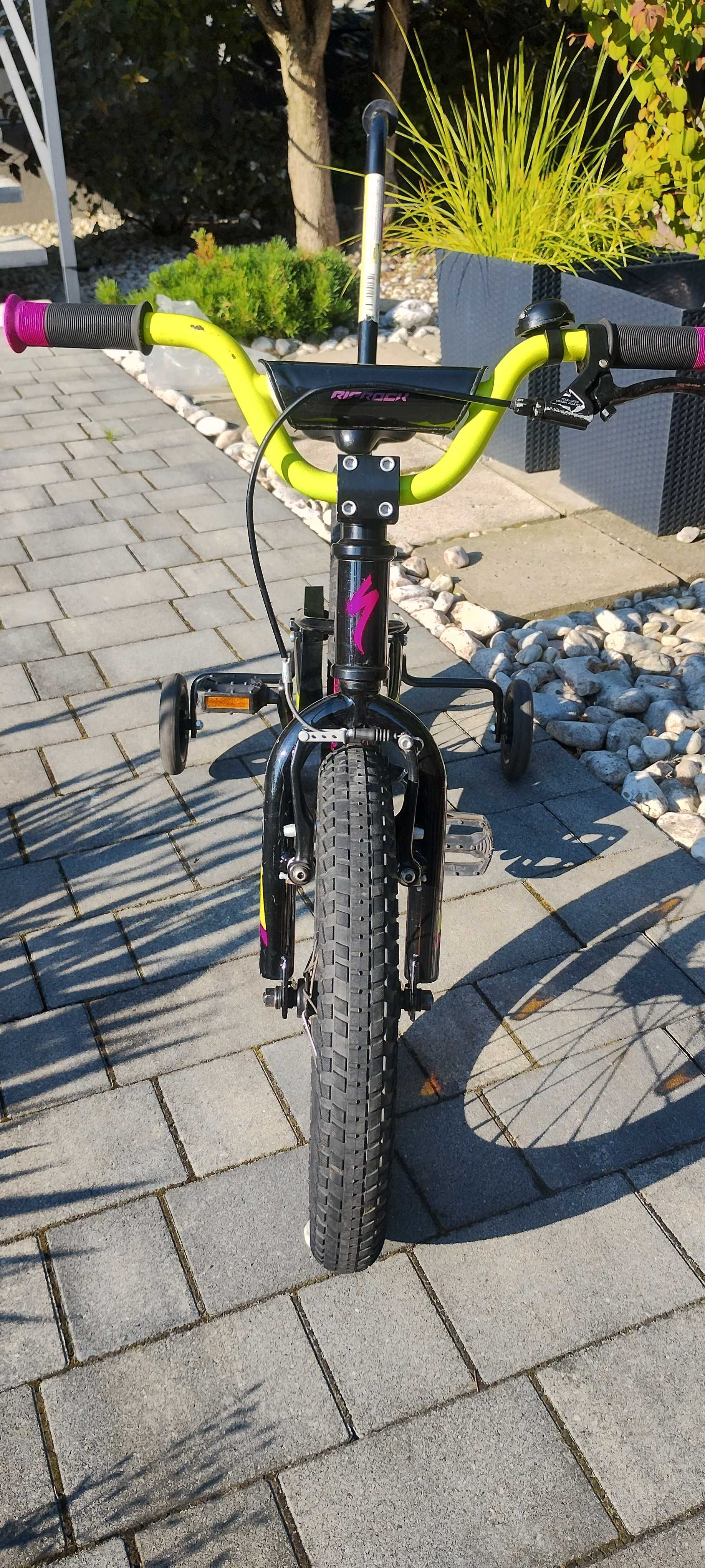 Rower dziecięcy 16 cali Specialized Riprock z kółkami i pchaczem