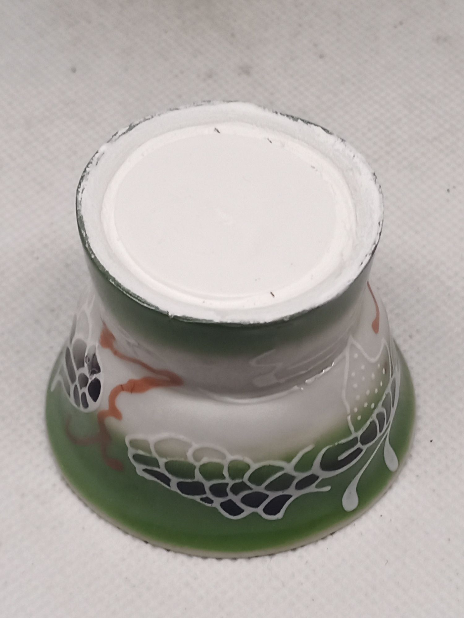Copos chinês para saquê sake com cena erótica