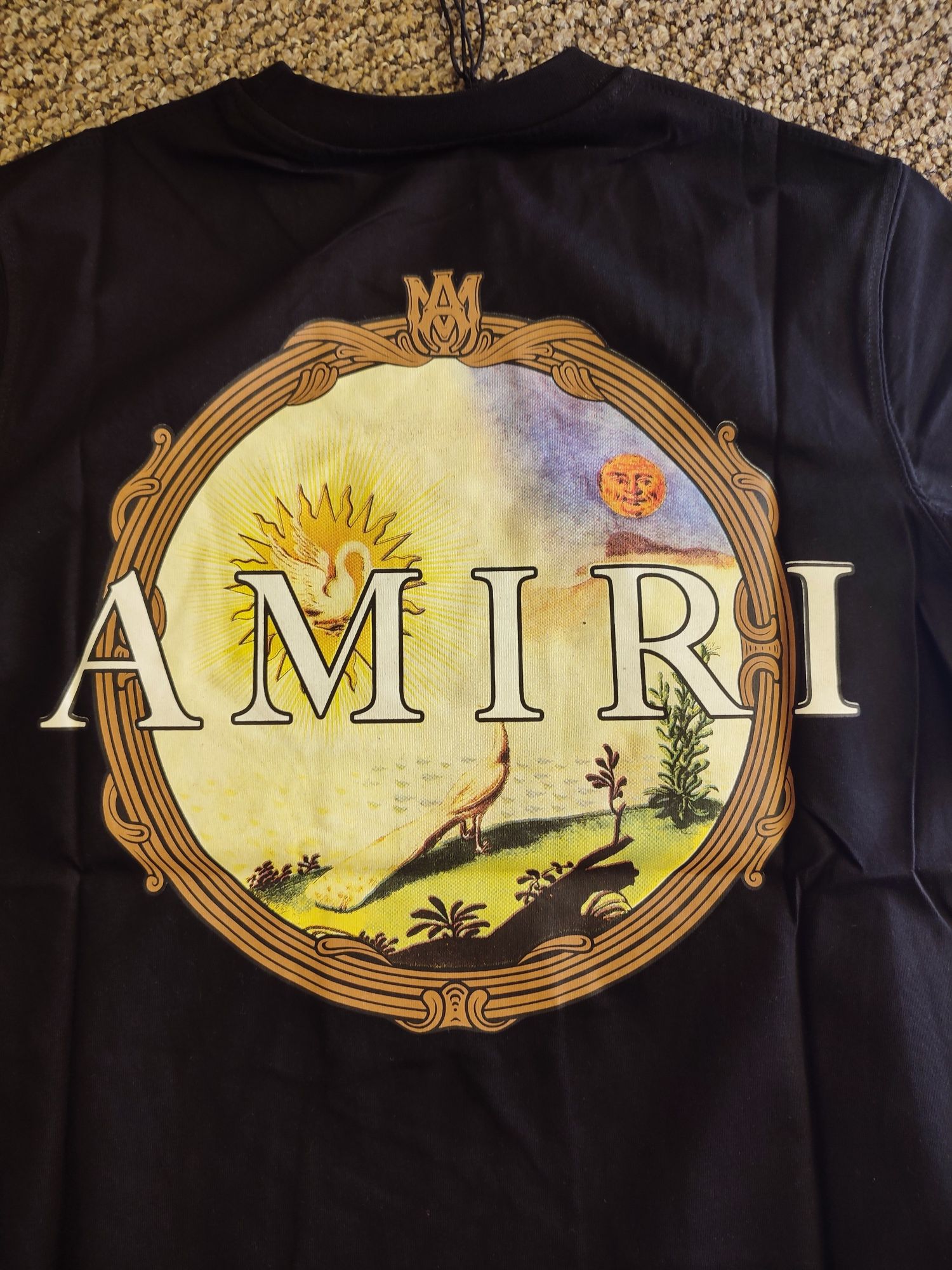 AMIRI t-shirt męski rozmiar S czarny