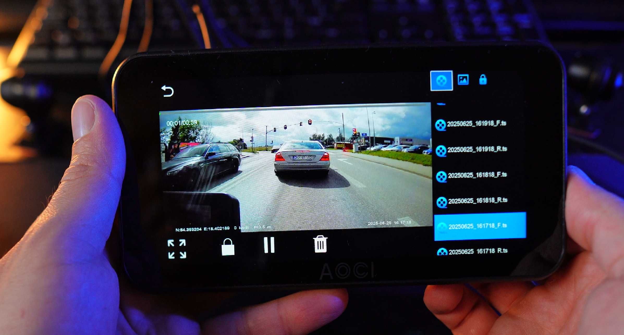 Aoocci C6 Pro - wideorejestrator, Android Auto i czujniki ciśnienia!
