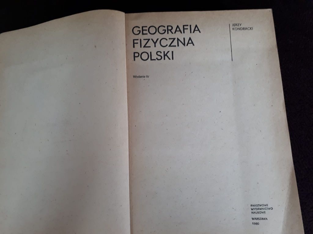 Geografia fizyczna Polski - J. Kondracki