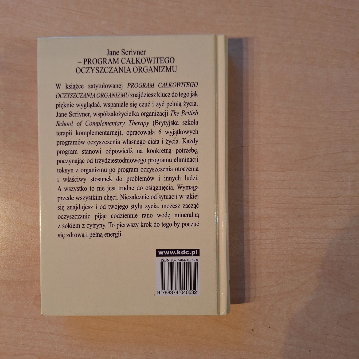 Jane Scrivner Program całkowitego oczyszczania organizmu