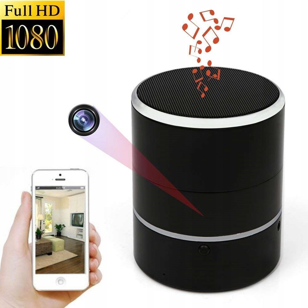 Głośnik Bluetooth Ukryta Kamera Wifi Na Baterie
