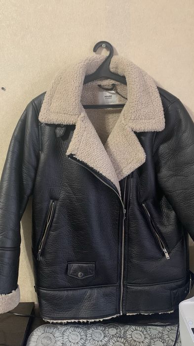 Куртка авіатор зимня довга