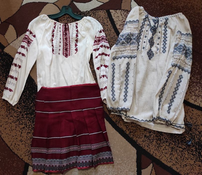 Вышиванка, украинский костюм, гердан, винок и аксессуары, платок,