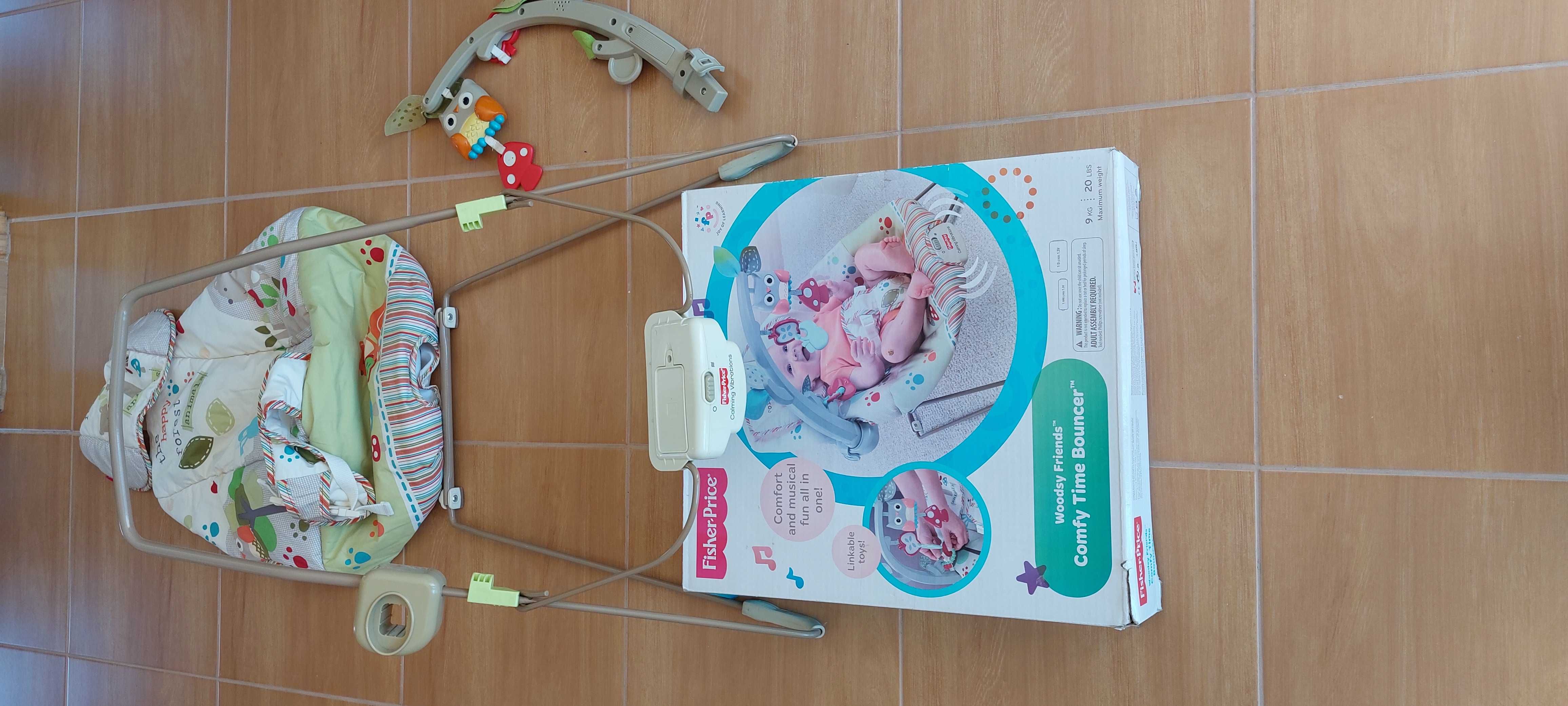 Espreguiçadeira de bebé Fisher Price [em bom estado]