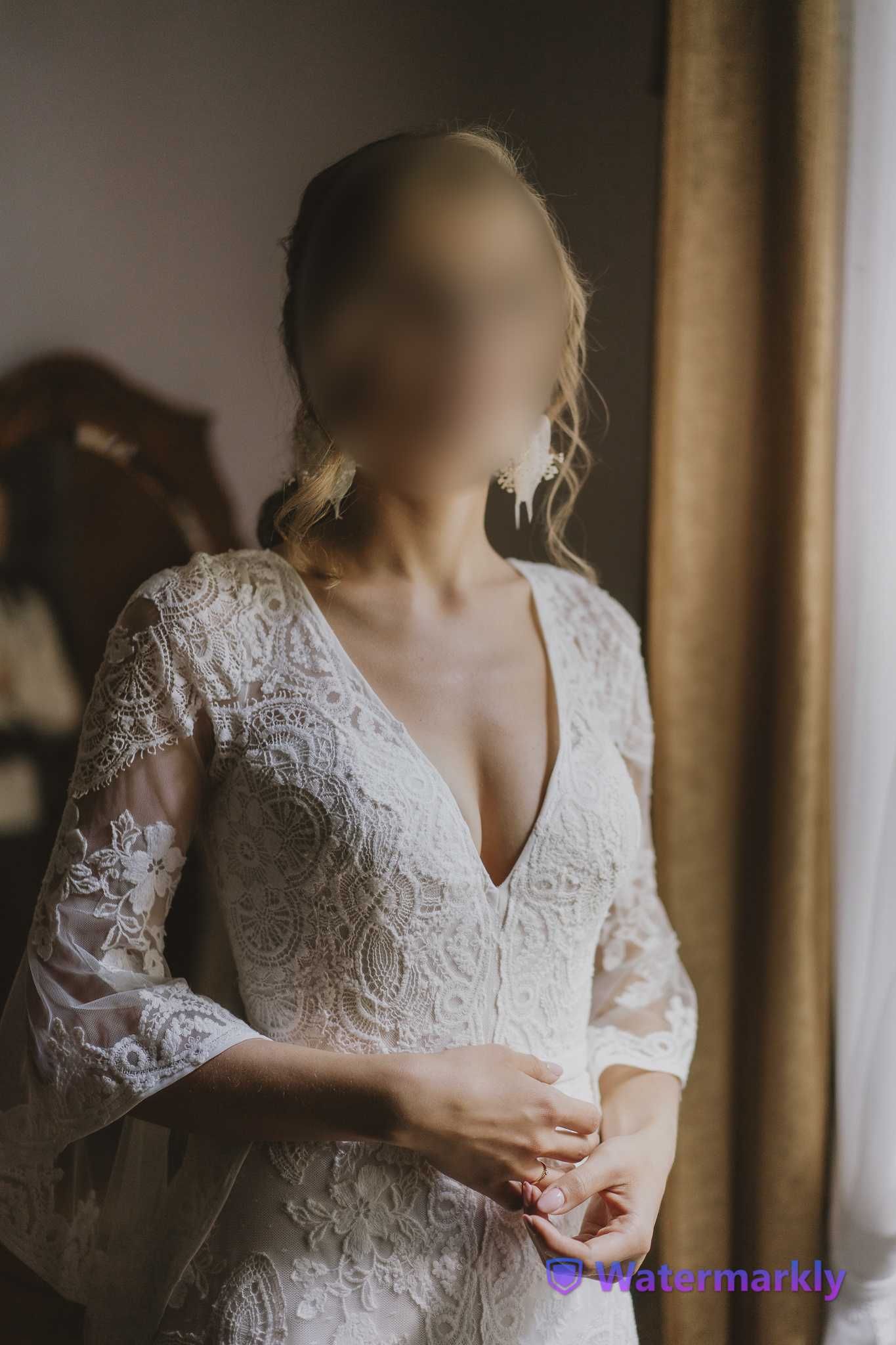 Suknia ślubna Lillian West 66064 champagne/ivory