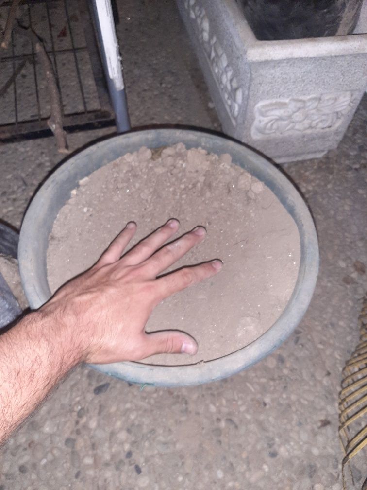 Vaso verde 40cm diametro 30 altura