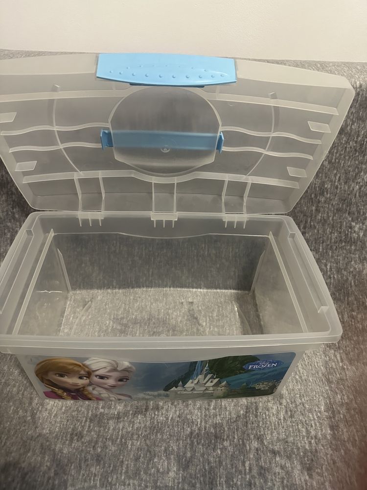 Frozen duży pojemnik na klocki Lego box pudło pudełko 39x20