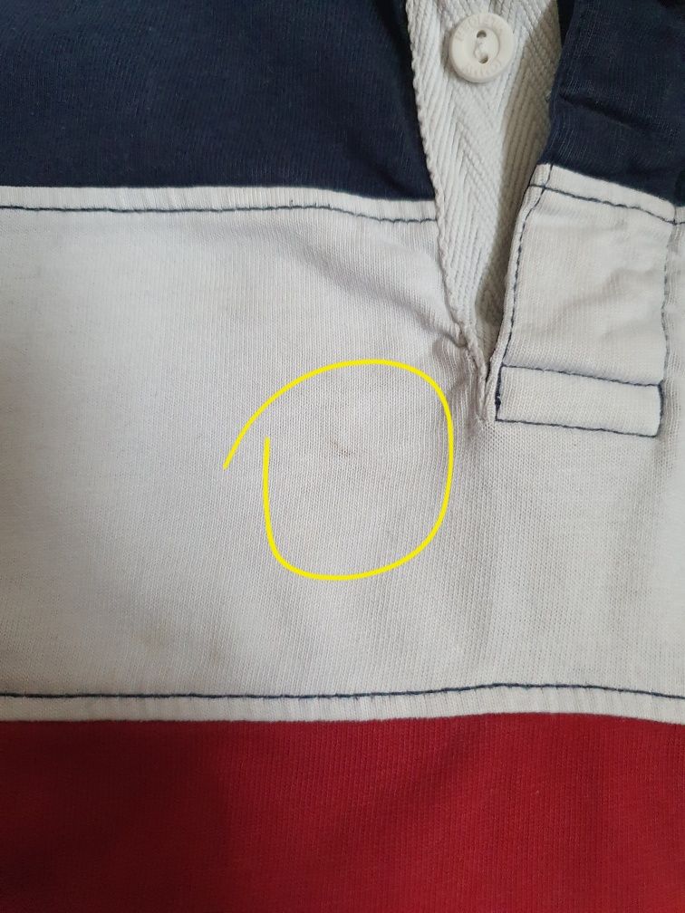 Koszulka polo z długim rękawem marki Tommy Hilfiger (104cm)