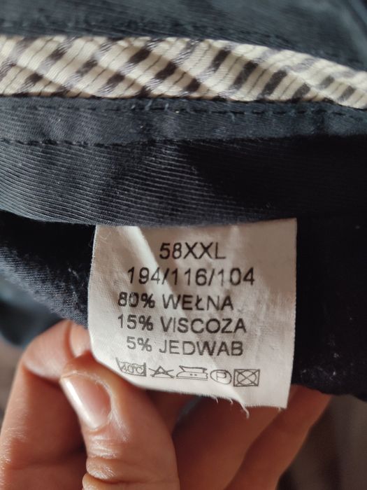 Sprzedam garnitur męski dwuczęściowy XXL