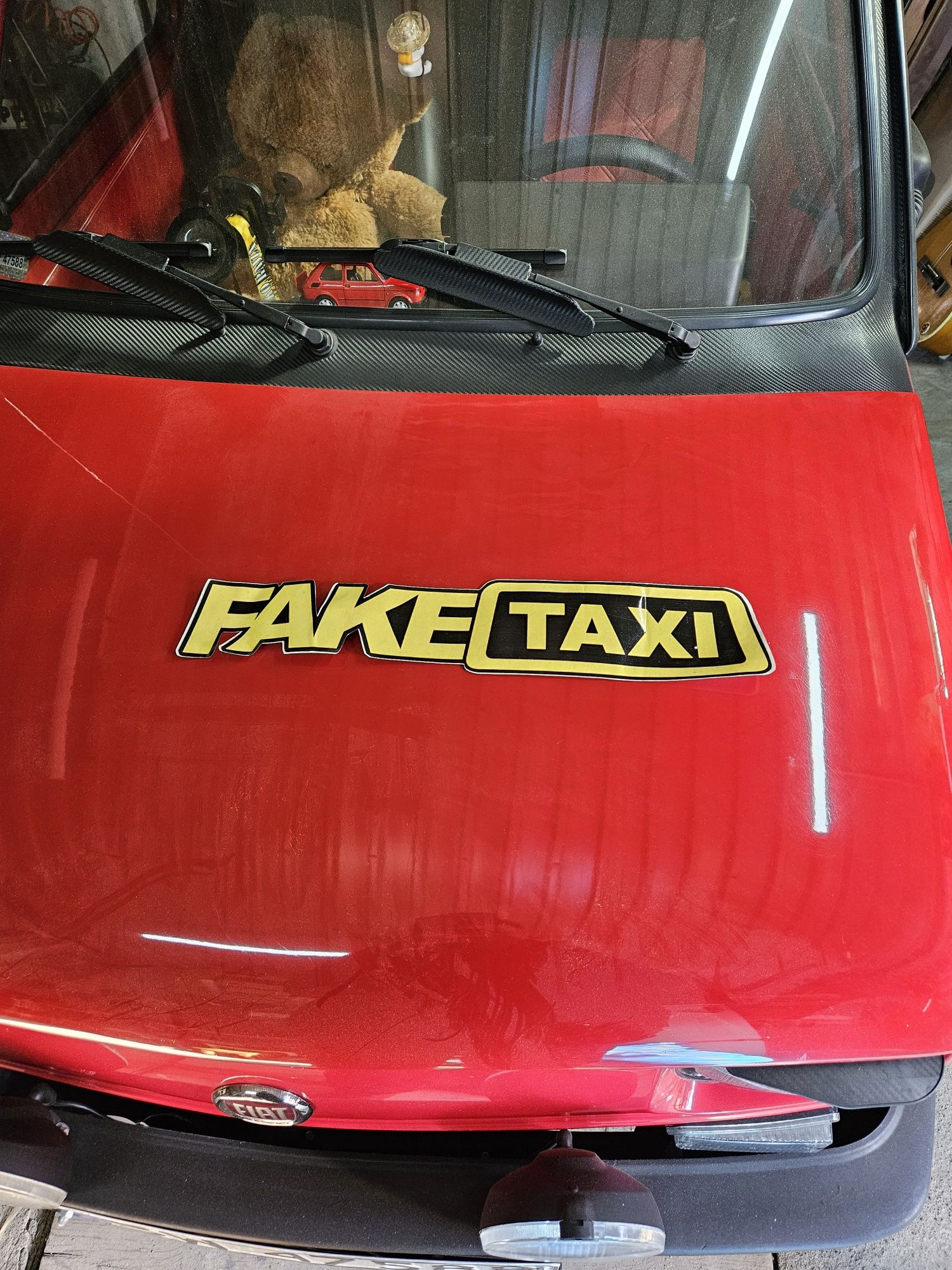 Naklejka wlepa samochodowa Fake Taxi