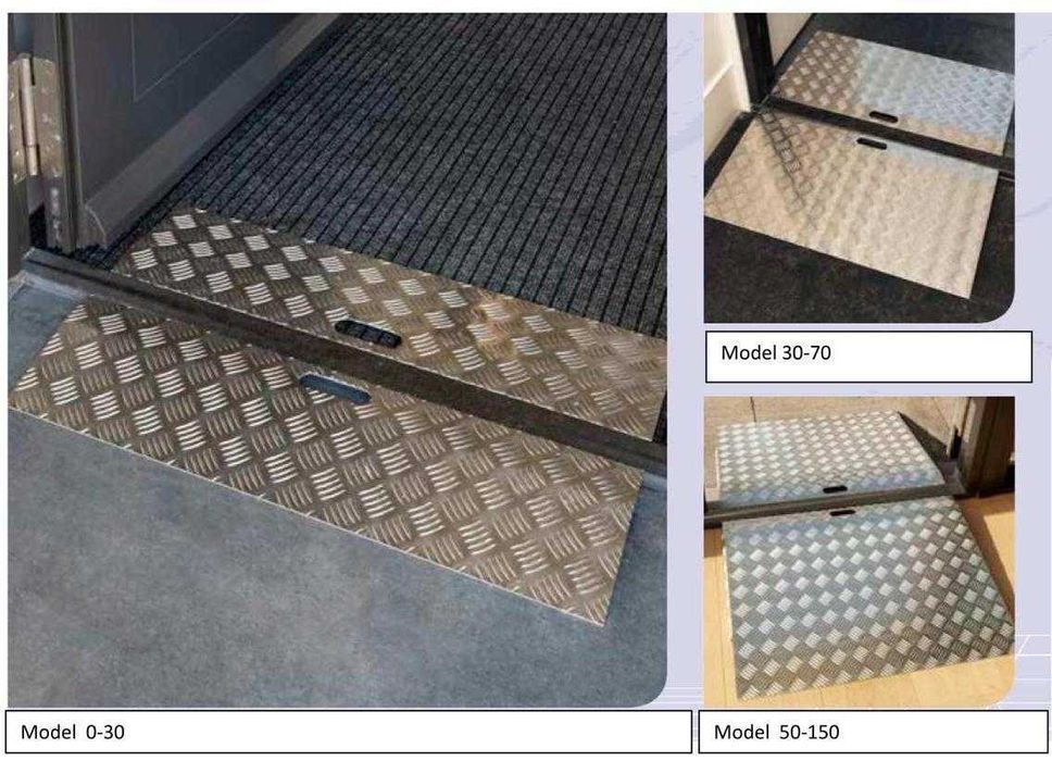 Rampa progowa dla wózków inwalidzkich Próg wysokość od 0mm do 30 mm