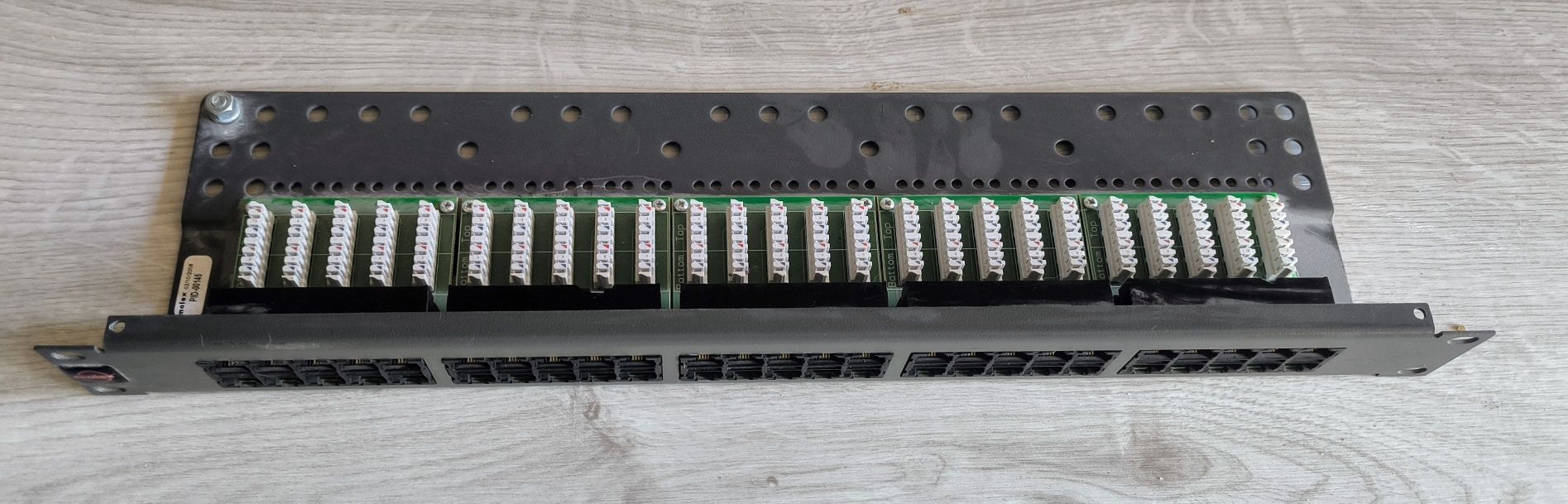 Patchpanel telefoniczny 19" cali, 50 portów