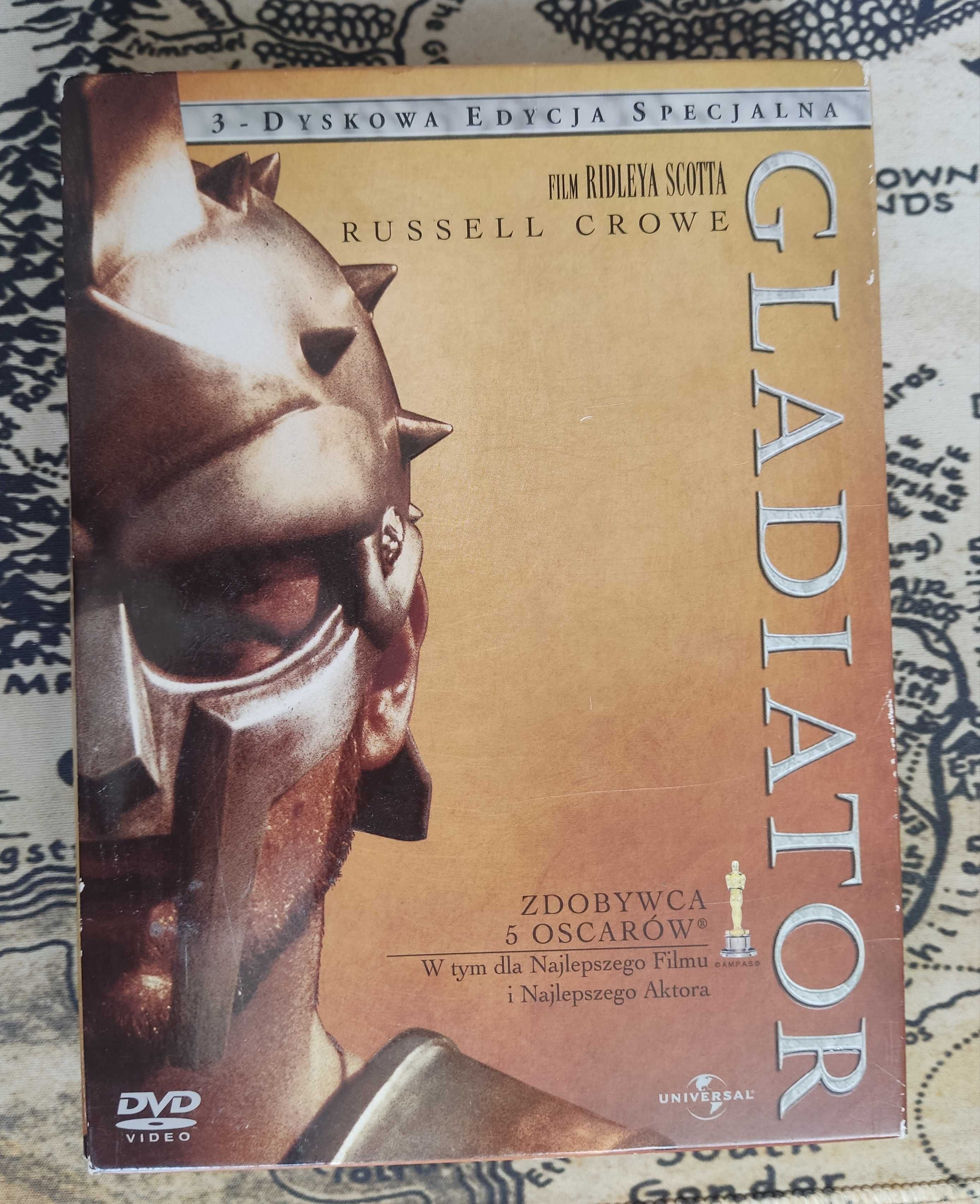 Gladiator, dvd, wydanie 3-płytowe