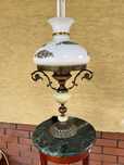 klosz szklany lampa stołowa stylowa alladyn jak naftowa alabaster