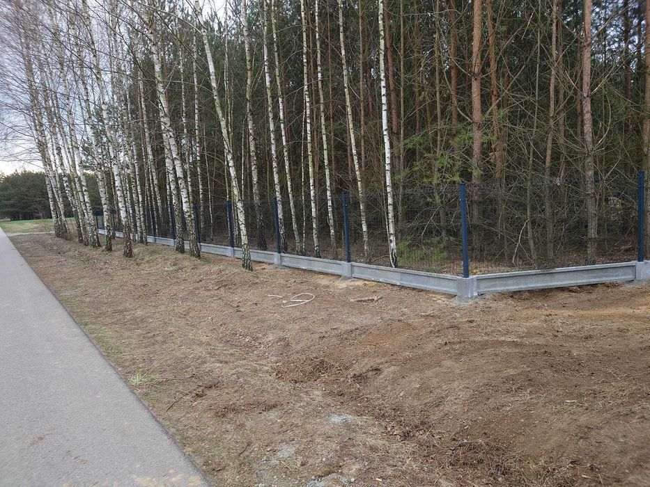 ogrodzenia ogrodzenie panelowe panele słupki brama furtka płot palety