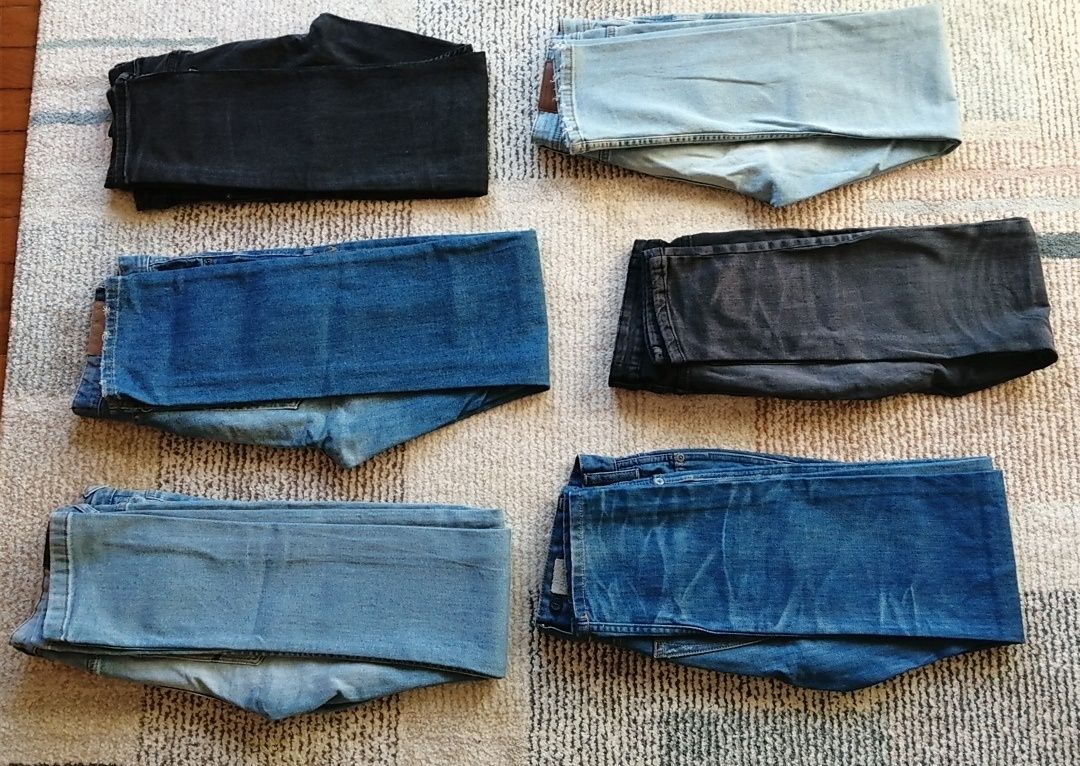 Conjunto de calças de ganga