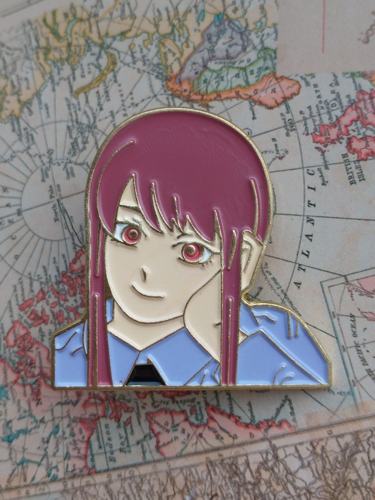 pin Makima Chainsaw Man manga anime przypinka