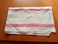 Duża ściereczka lniana z okresu PRL - 79cm x 49 cm - nie używana !