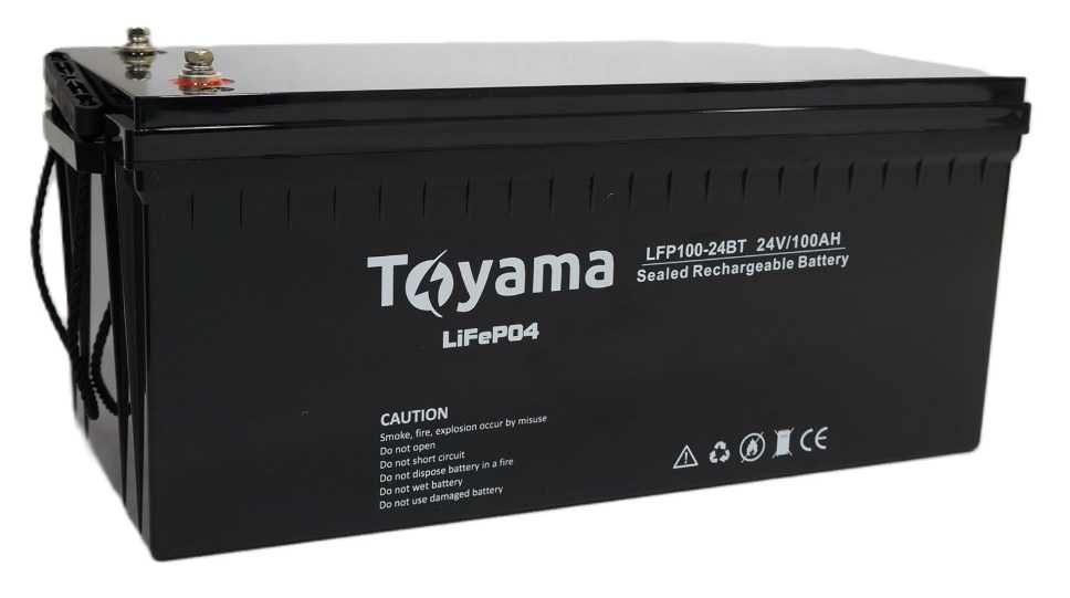 Akumulator litowy Toyama LFP 100 LiFePO4 100Ah 24V z Bluetooth BMS