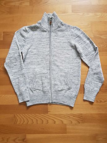 Nowy elegancki wełniany sweterek chłopięcy H&M na suwak rozm. 158/164