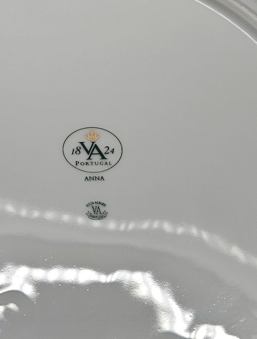 Prato raso 27cm decoração Anna, vista alegre