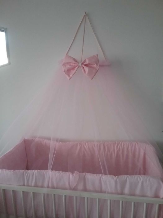 Mosquiteiro + suporte com escolha de nome ou laço novo