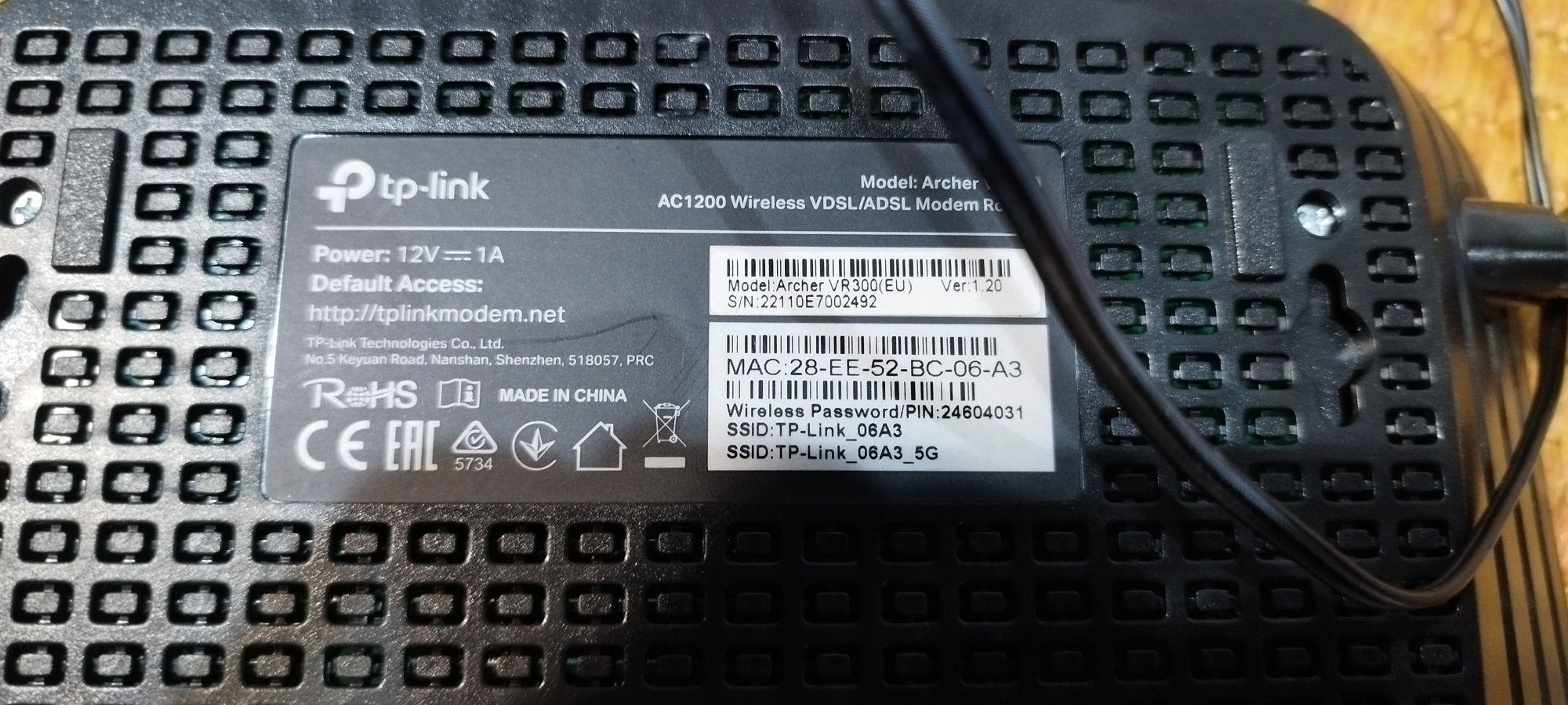 Router TP-LINK VR300
