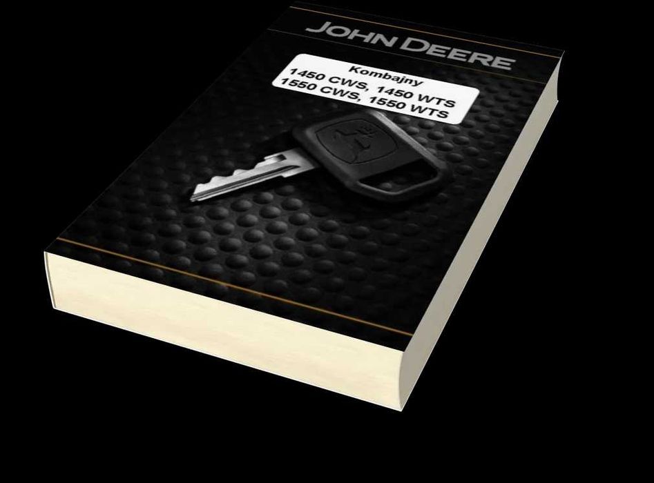 Kombajn JD 1550 John Deere  WTS CWS Instrukcja obsługi